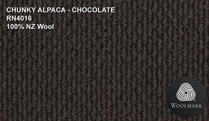 Thick chunky Alpaca Wool chocolate brown 