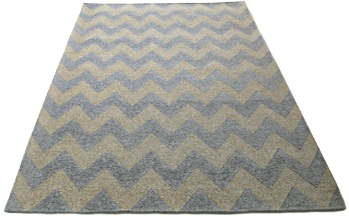 chevron rug grey