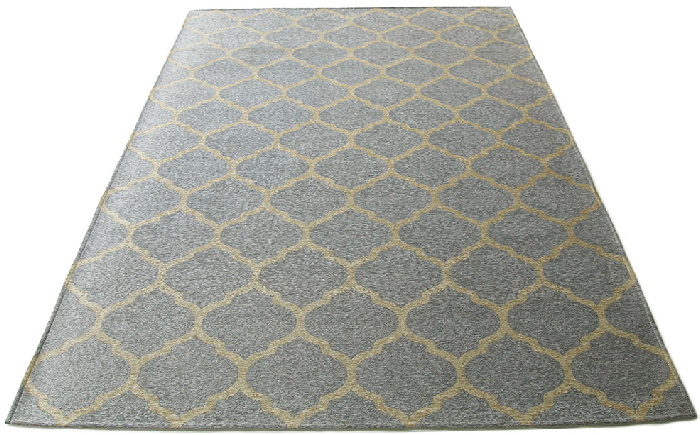 deco rug grey