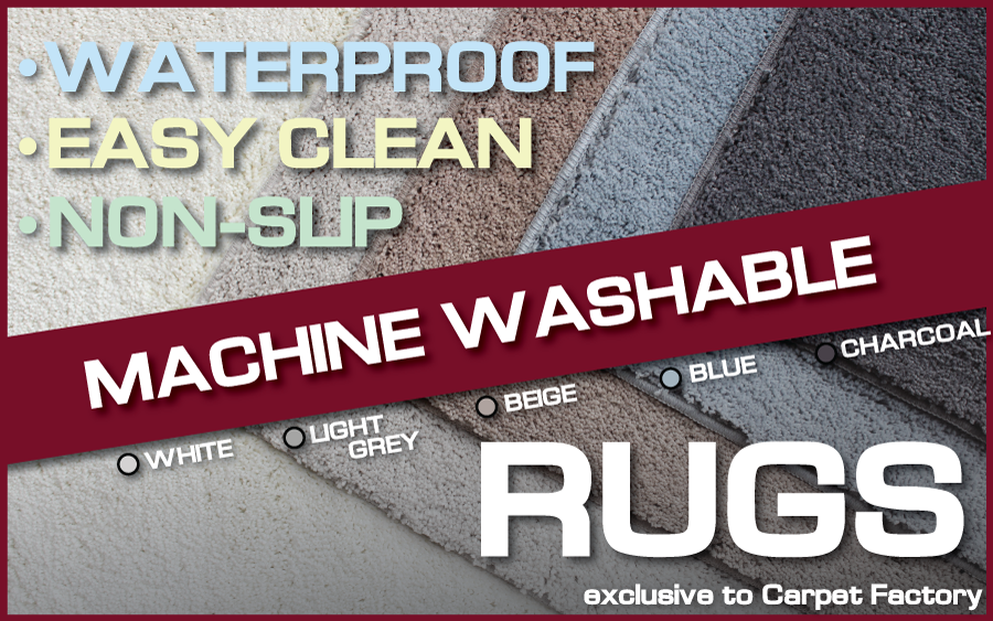 MACHINE WASHABLE RUG EASIEST TO CLEAN