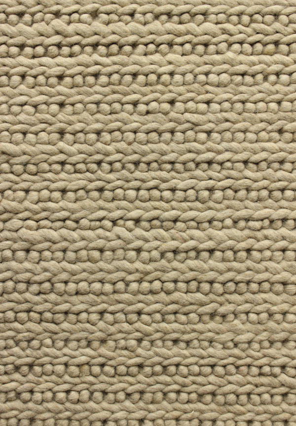 hand hooked wool beige