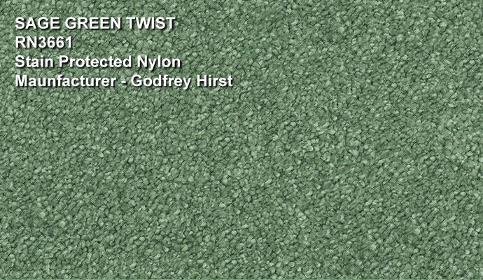 CARPET sage green twist rn3661 godfrey hirst stain protected