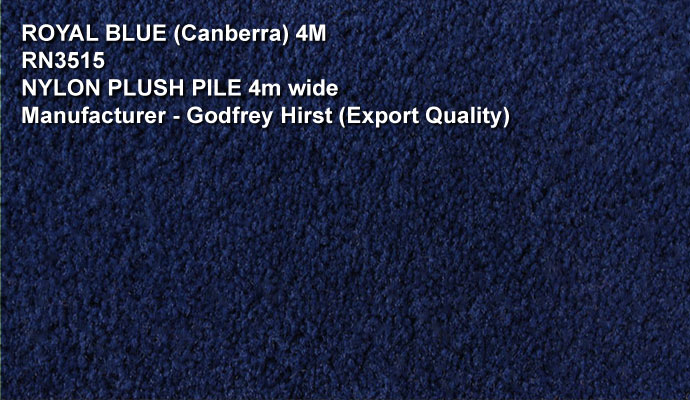 ROYAL BLUE NAVY CARPET