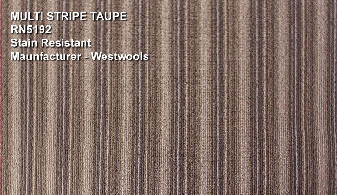 multi stripe taupe carpet hogs bristle