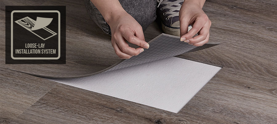loose lay vinyl plank peel stick wood look