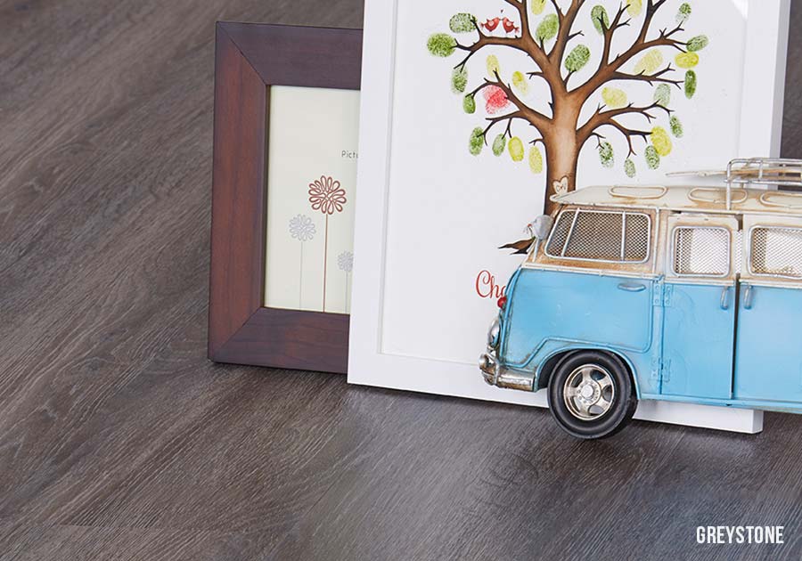 loose lay luxury vinyl greystone