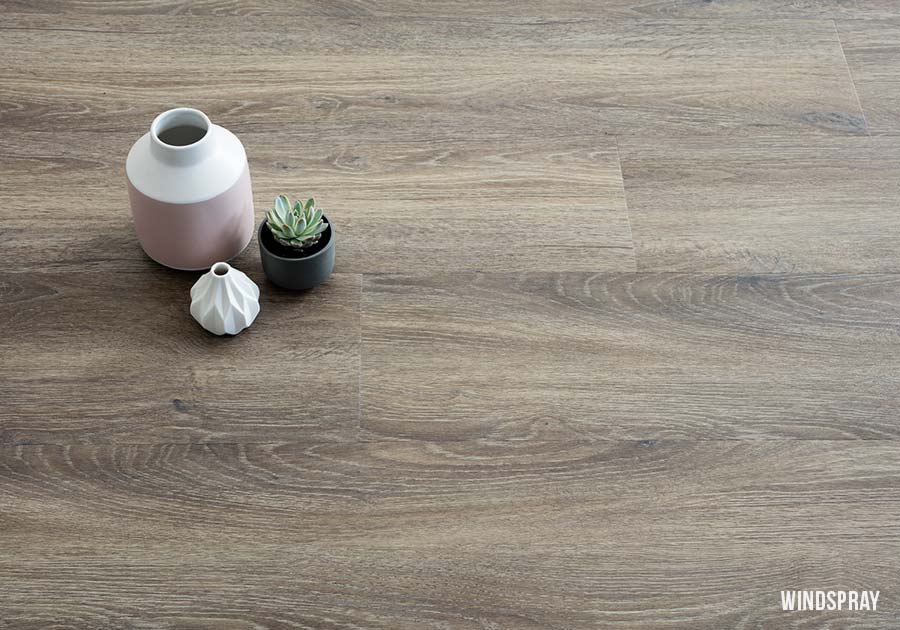 loose lay luxury vinyl windspray heartridge