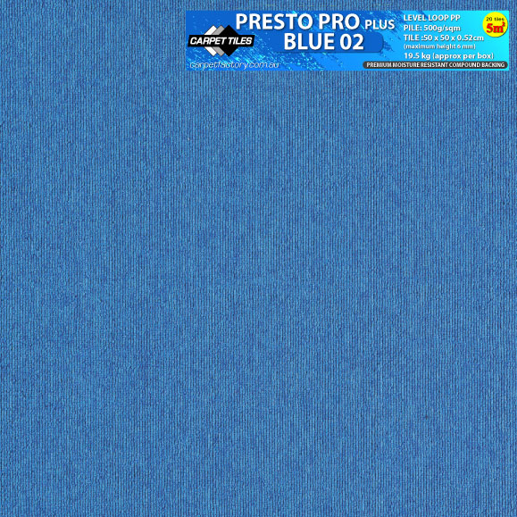 Presto PLUS Blue carpet tile 02