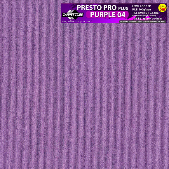 Presto PLUS Purple carpet tile 04