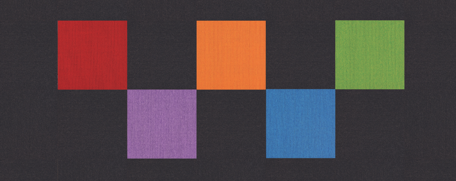 presto plus red blue green orange purple bright colour rainbow carpet tile banner