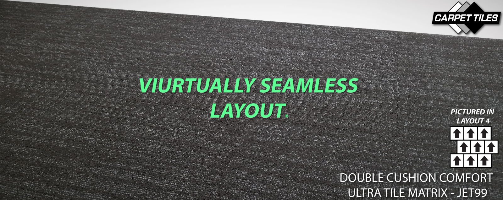 matrix ultra tile virtual seam less seamless see no joins carpet tile